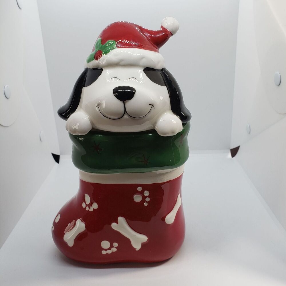 Dog Treat Christmas Jar ~Vintage~